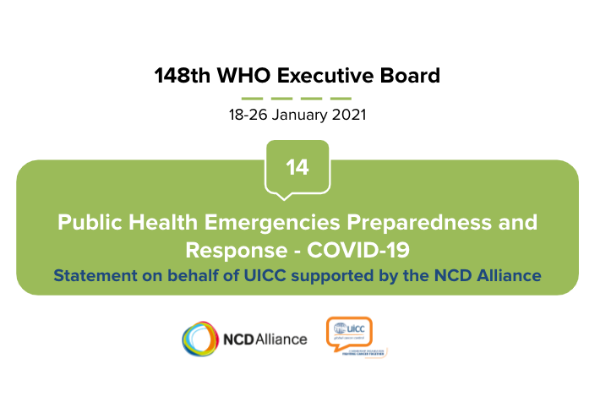 Joint statement at the 148th session of the WHO Executive Board on Agenda item 14: Public Health Emergencies Preparedness & Response